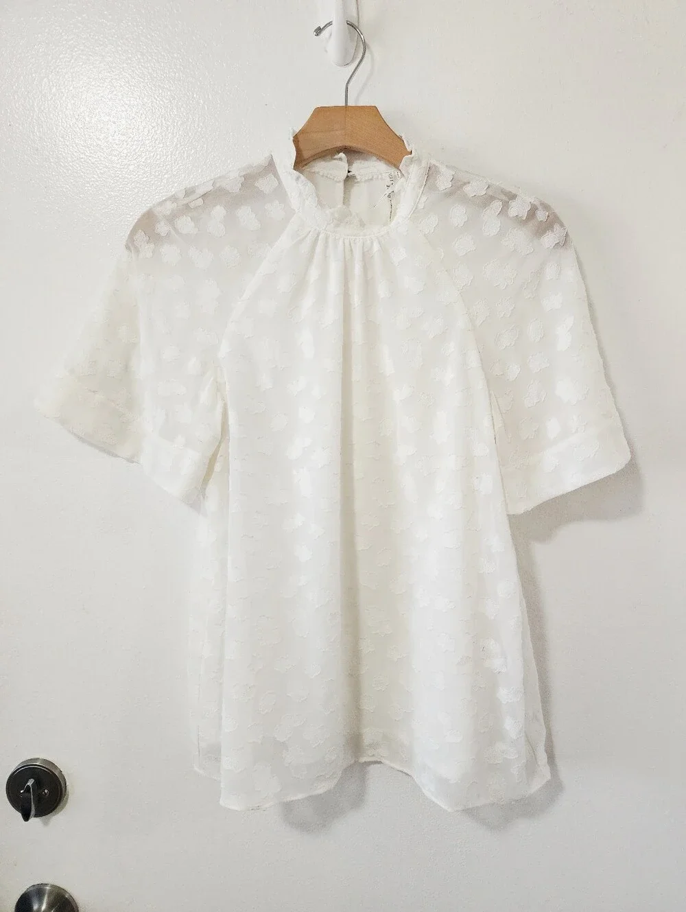 Anthropologie lightweight white
